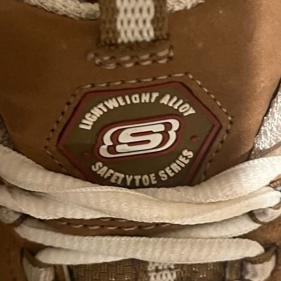 SKECHERS WORK Women's Meribel Steel Toe Work Shoe Brown - 76348/BRN, size 8 - Picture 2 of 10